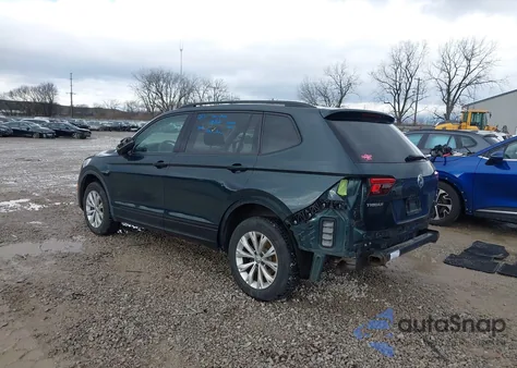 2018 Volkswagen Tiguan 2.0T S from USA, damaged, VIN 3VV0B7AX4JM198032